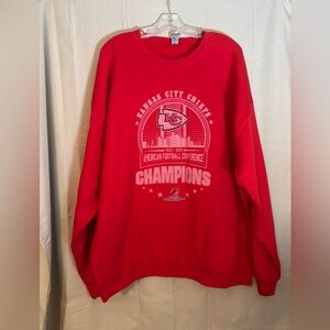 Kansas City Chiefs 2022-2023 AFC Champions sweatshirt